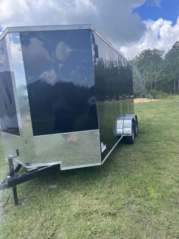 Black Anvil 7×16 Enclosed Trailer w/ 84″ Interior Height - Image 2