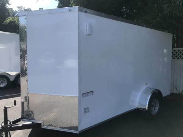 Fast Cargo 6×12 V-nose Enclosed Cargo Trailer With Ramp Door - Image 2
