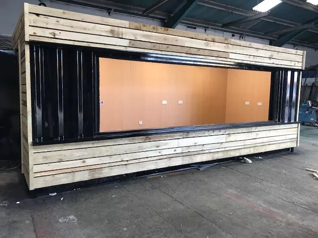20ft x 8ft Cladded Food/Drink Outlet Shipping Container - Image 2